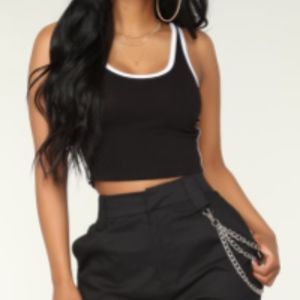 Fashion Nova black tank top